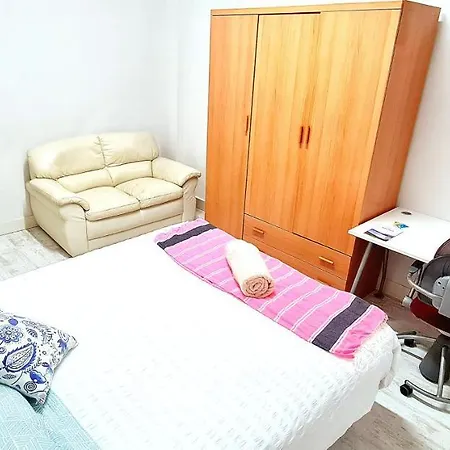 Quarto em Acomodações Particulares Privada A Pasos De La Playa Ondarreta *